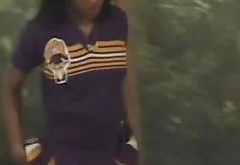 What's best than seeing a lovely black woman in a sexy cheerleader uniform? Black Cat is the newest girl on the cheering team and in this movie, 